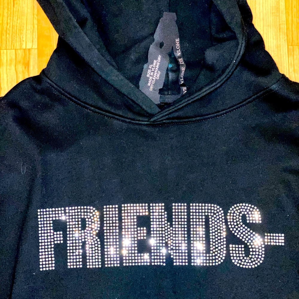 VLONE Rhinestone Friends Hoodie - Picture 2 of 4
